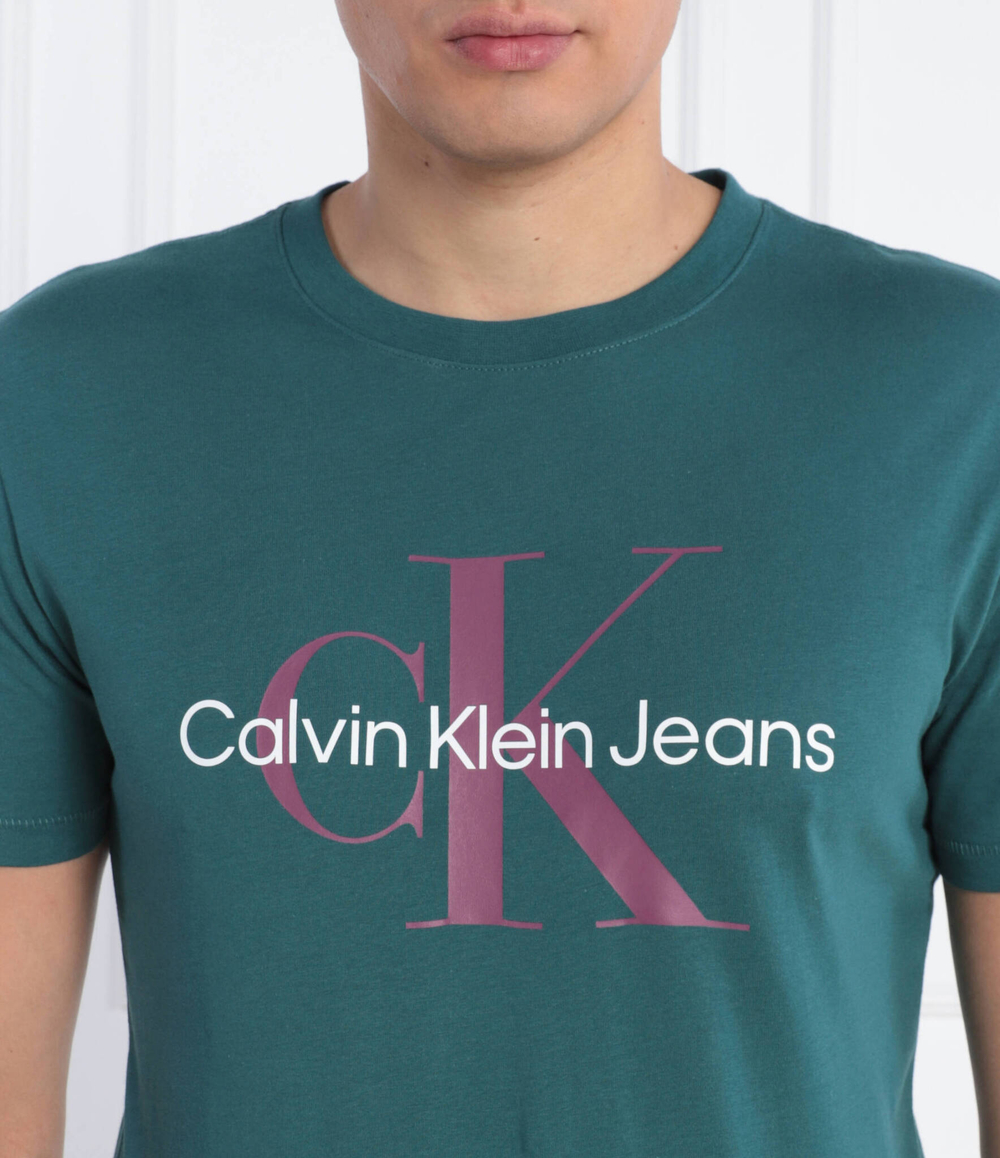 Футболка CALVIN KLEIN JEANS - морской(J30J320806)