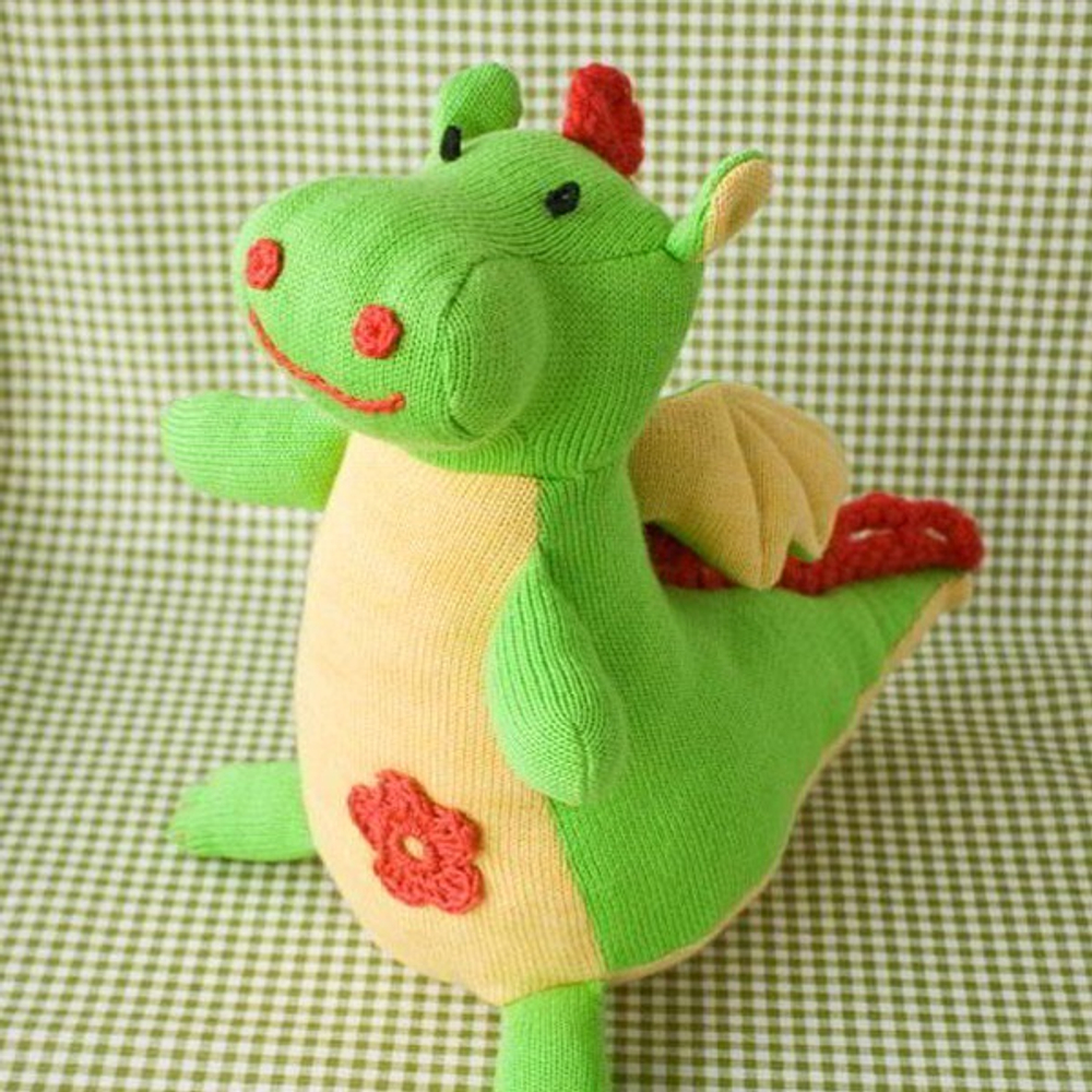 Вязаная игрушка Дракончик, Фрея