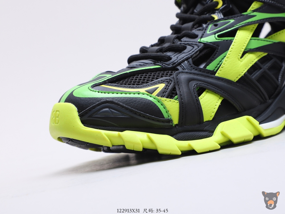 Кроссовки Track.2 Black/Neon Green