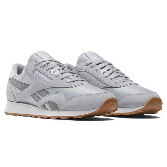 Reebok Classic Nylon Беговые кроссовки Низкие Голубино-серый Унисекс