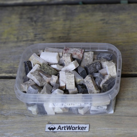 Колотый натуральный камень NS353, 350гр