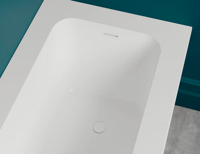 Ванна каменная матовая 190х100 Salini ORLANDA Plus KIT 190 102114MH