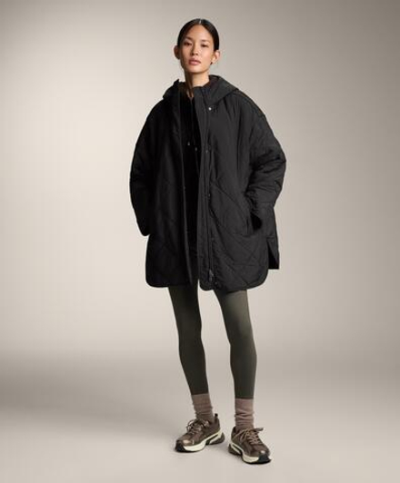 Oysho Водонепроницаемая утепленная куртка FELLEX® с AEROGEL, черный