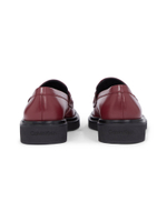 Кожаные лоферы Calvin Klein - бордовый(HW0HW02182)