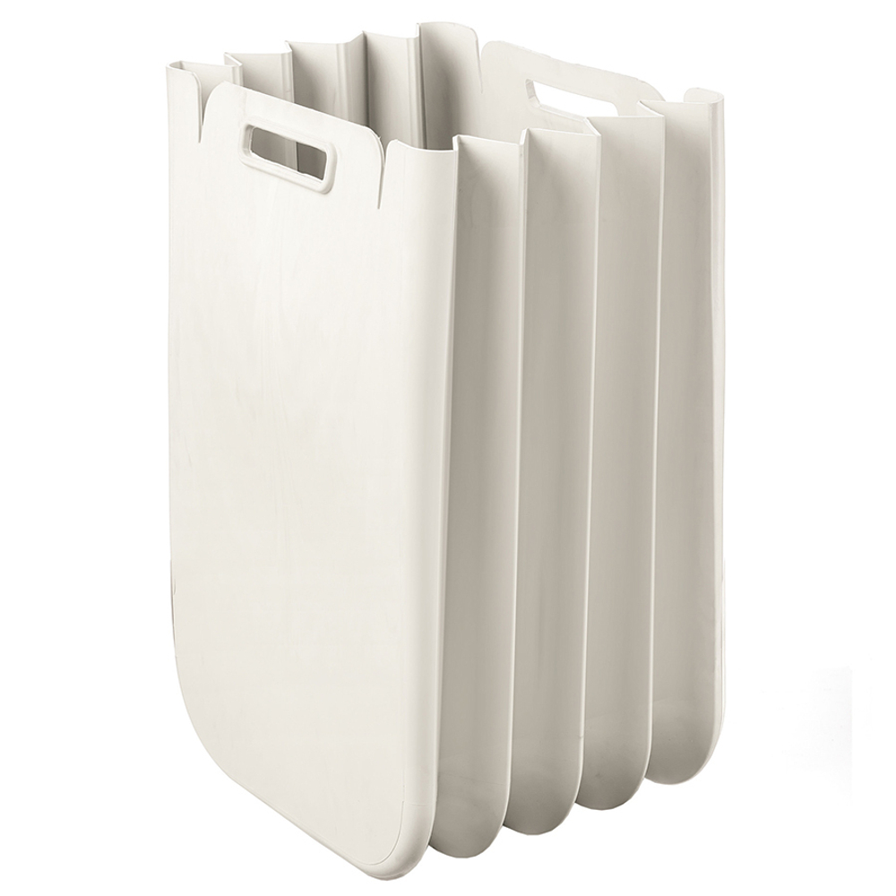 Корзина для белья складная eco packly, белая