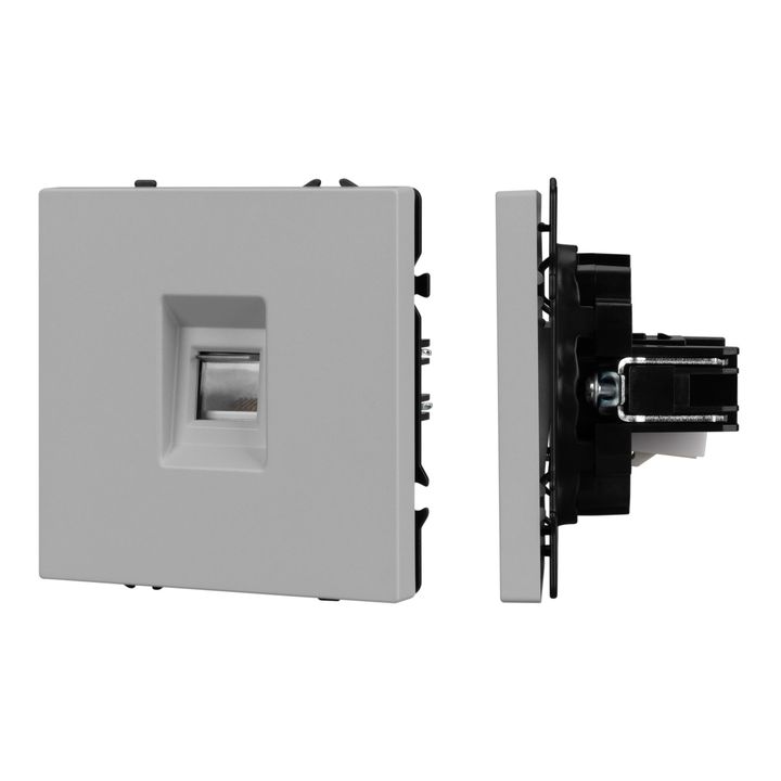 Механизм телефонной розетки SCT-NOBE-MTL1-SFPL-IS (RJ-11, 4C) Arlight 061893