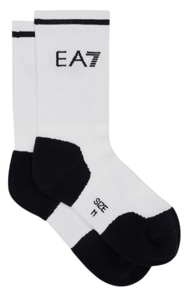 Теннисные носки EA7 Tennis Pro Socks 1P - white/black