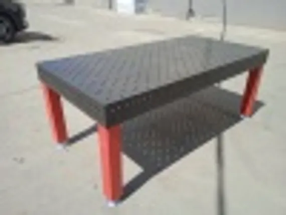 Сборочно-сварочный стол из стали c отверстиями D28, Слот-Стол