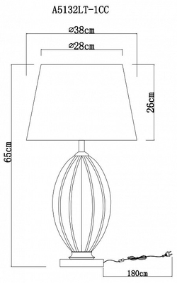 Настольная лампа Arte Lamp A5132LT-1CC