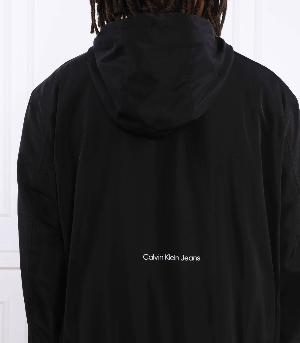 Куртка INSTITUTIONAL WINDBREAKER CALVIN KLEIN JEANS - черный(J30J323565)