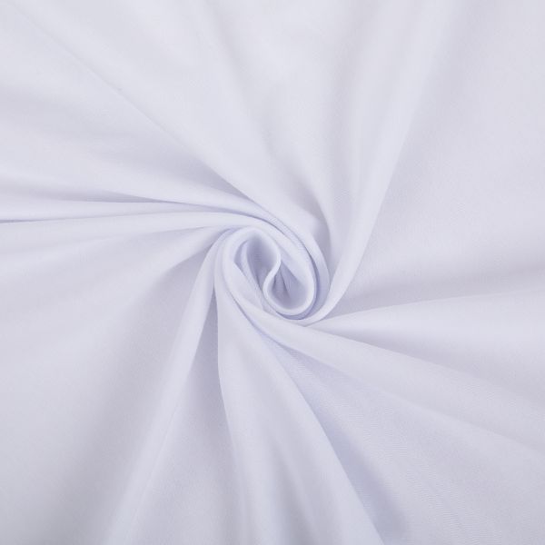 Кулирка 150±5 г/м², 40/1 Comp.Penye FULL LYC, 170 см / 5 метров, 02 белый/white, Gamma GCM