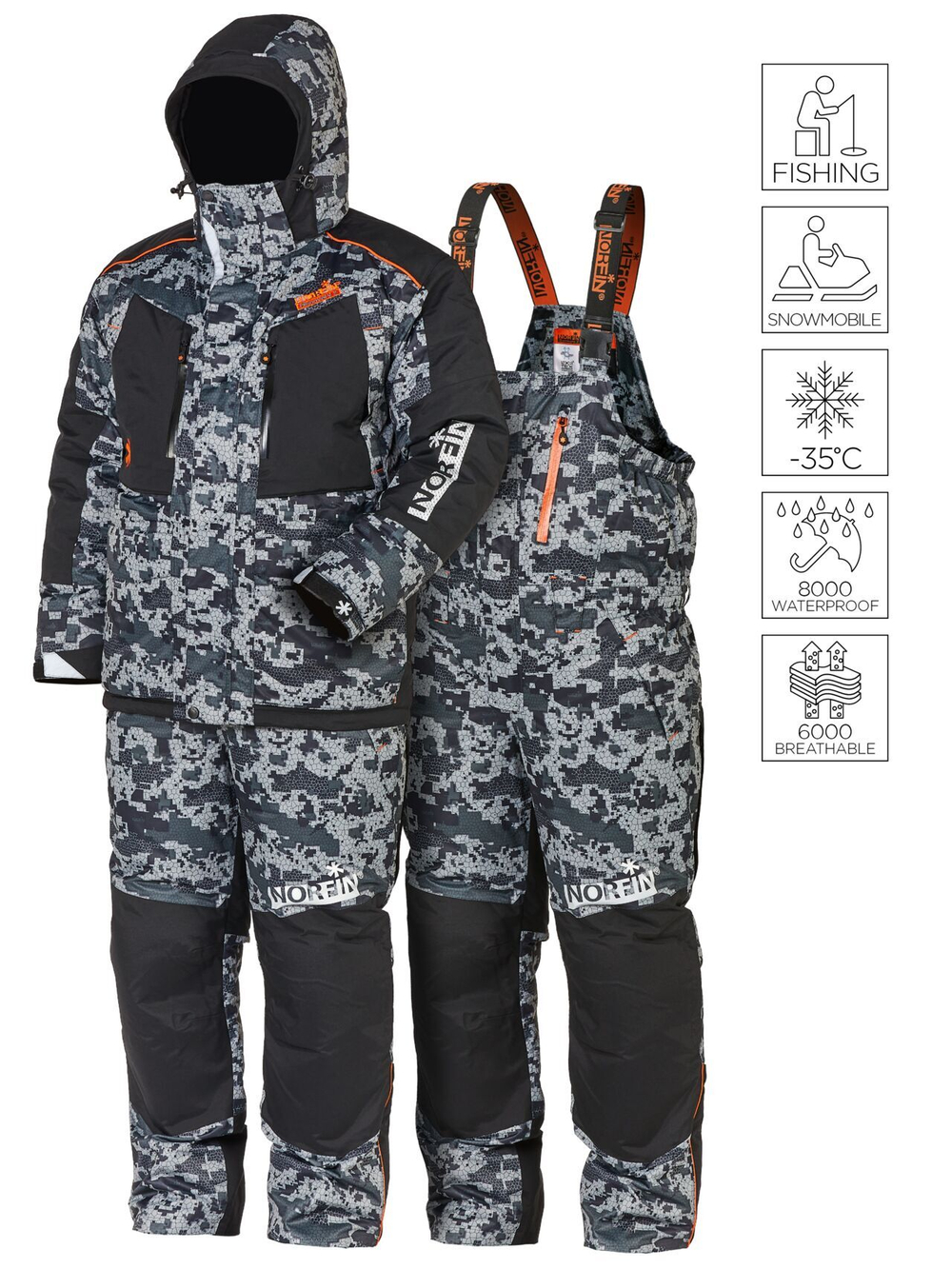 Костюм зим. Norfin DISCOVERY 2 LE CAMO 01 р.S