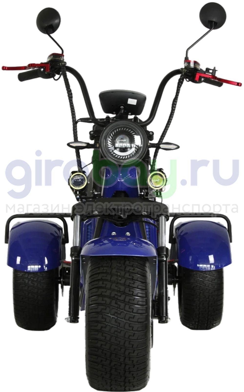 Электроскутер IKINGI M7 PRO TRIKE 3333W - Синий фото №10