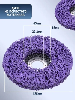 Коралловый диск 125 по металлу, круг коралловый 125 на УШМ, 4 цвета, на болгарку, разноцветные