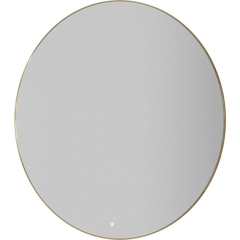 Зеркало круглое Armadi Art Modern D120см 545-120-G подсветка, диммер, антизапотевание, GOLD