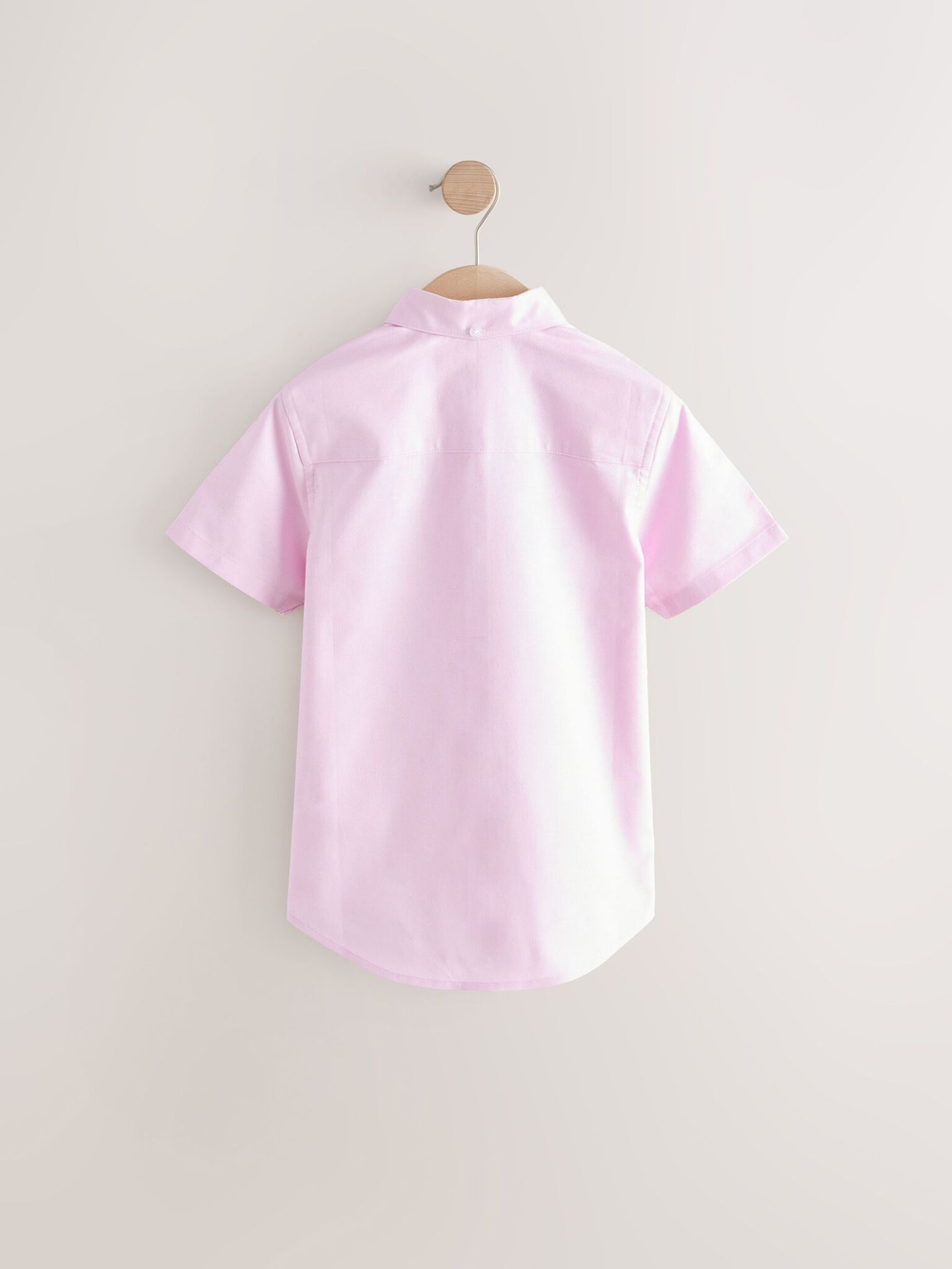 Рубашка с коротким рукавом для мальчика Next AB7-079, Розовый