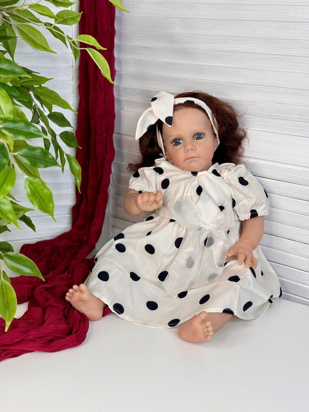 Кукла Реборн мягконабивная 60см в пакете (FA-595)