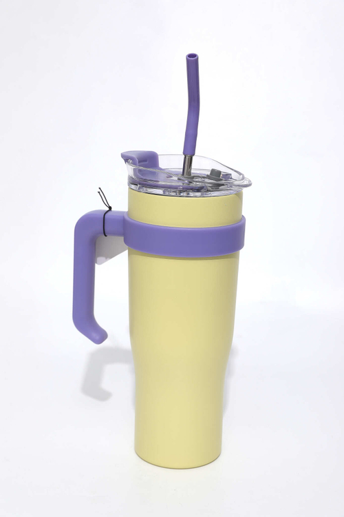 Термокружка Mumuso 1.2 л желтый