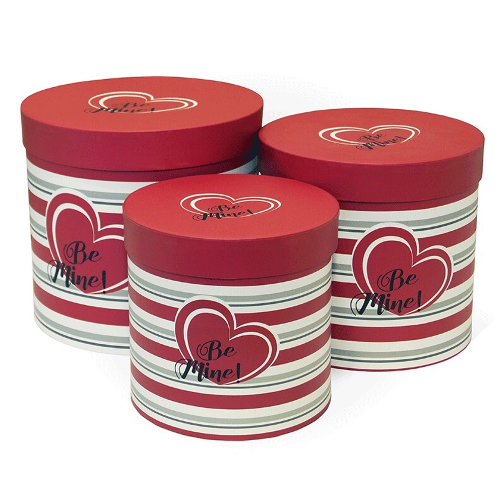 Коробка Цилиндр 18,7*17,5 см Be mine 1 шт