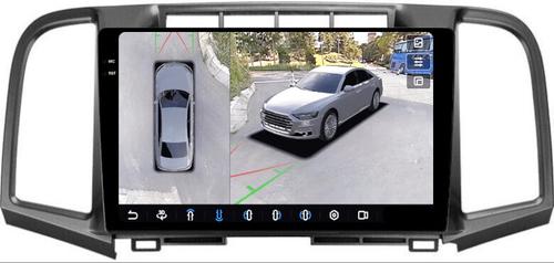Магнитола для Toyota Venza GV10 2008-2016 (JBL/штатная КЗВ) - FarCar BX9-360-9529H монитор 9.5" 2K QLED на Android 13, Быстрая, CarPlay, 4G SIM-слот, 4 камеры в комплекте