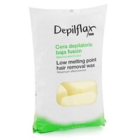 Воск горячий в брикетах Depilflax Extra Слоновая кость 1000г