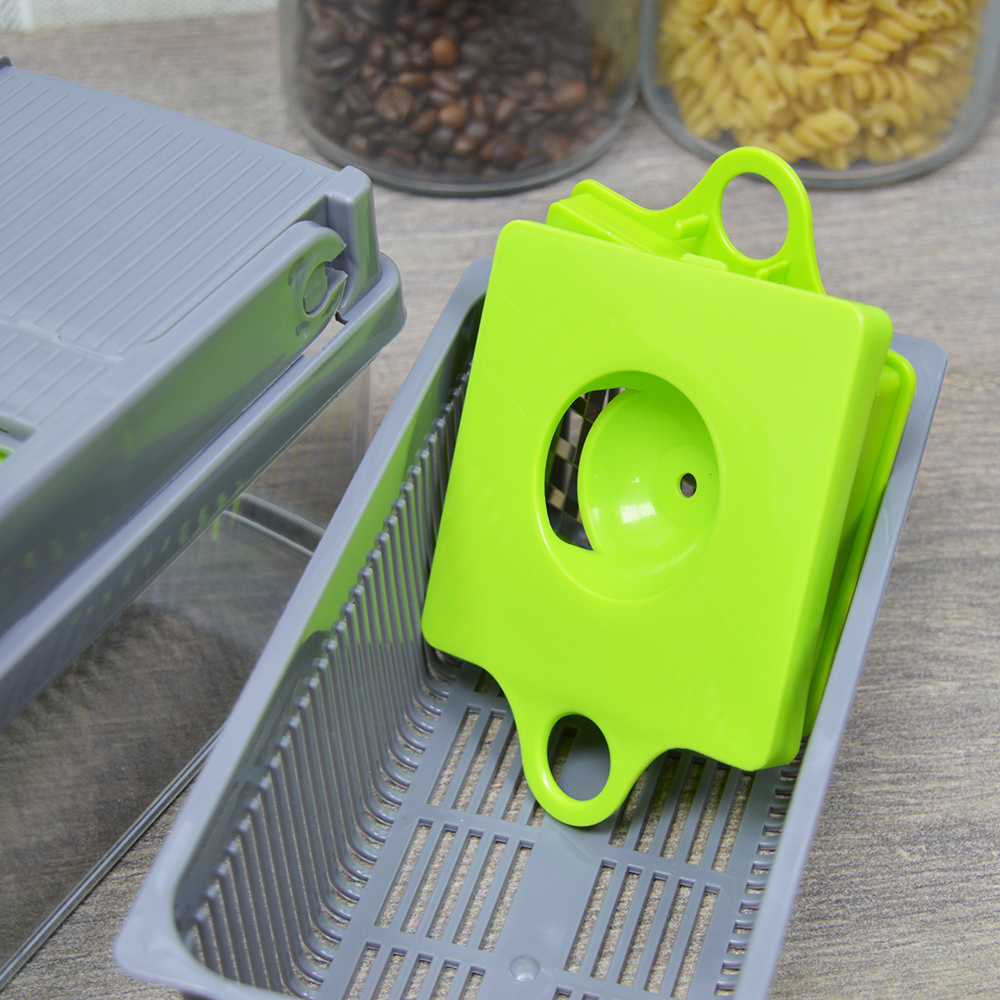 Терка многофункционал 16 предметов (31*10*9,5см) нерж