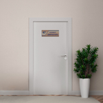 Навигационная табличка для кабинета с номером