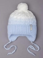 Шапка для мальчика осенняя с завязками