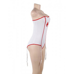 Комплект "Скорая сексуальная помощь" (боди, головной убор; размер XL-2XL)