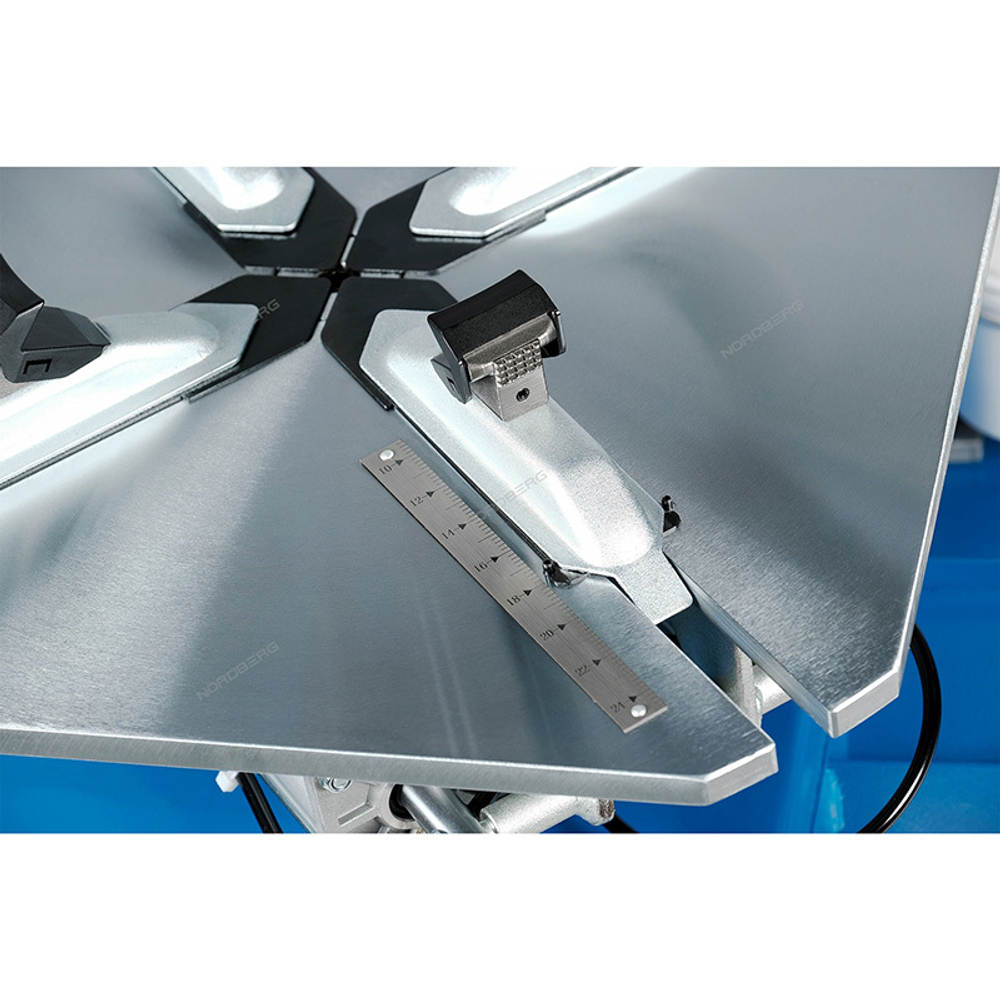 NORDBERG (4639) Шиномонтажный полуавтоматический станок 380В, 2 скорости, взрывная подкачка (синий)