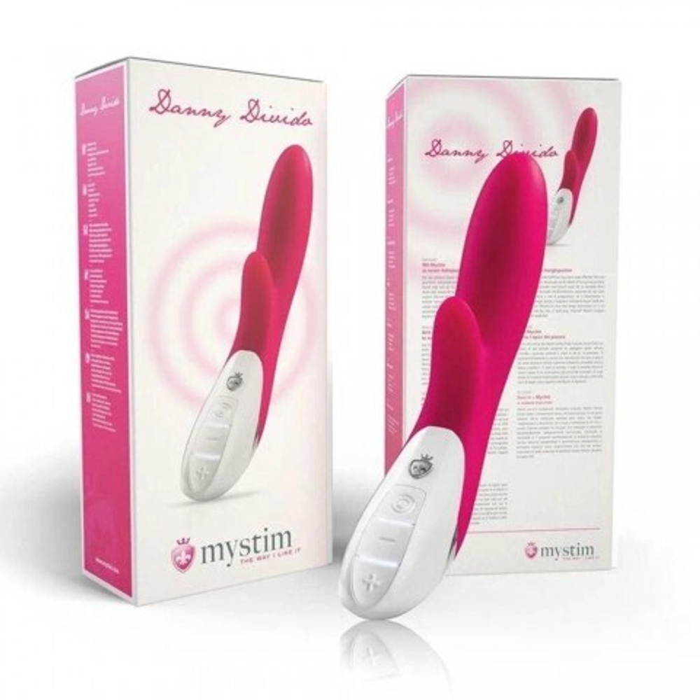 Вибратор Mystim Danny Divido вишневый