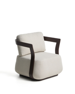 Уличное кресло Tamaris из алюминия коричневого цвета