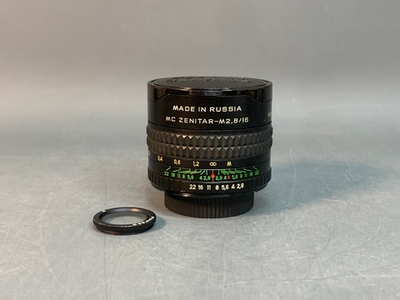 MC Zenitar-M 2.8/16 Lens Fish Eye микроцарапины на линзе