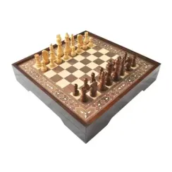 STAR VIP CHESS SET WALNUT / Big Size