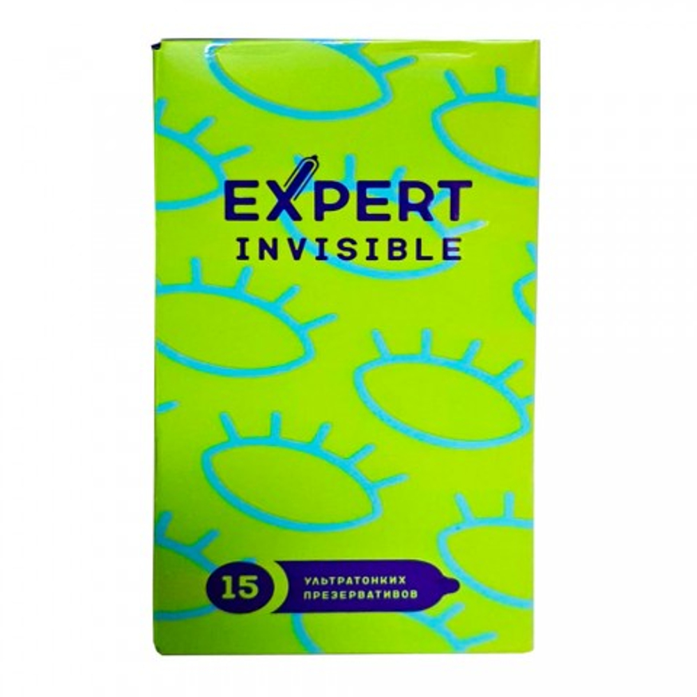 Презервативы EXPERT INVISIBLE № 12+3 (особо тонкие), 12+3 шт.
