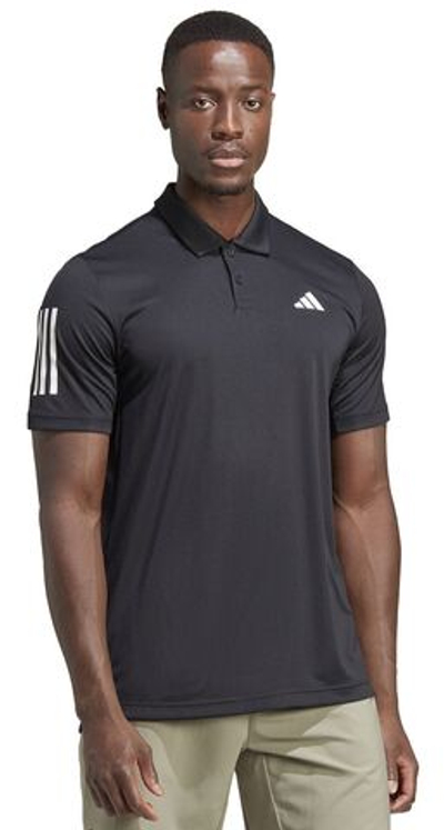 Мужское теннисное поло Adidas Club 3-Stripes Tennis Polo Shirt - black