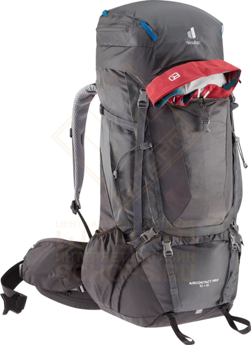 Рюкзак Deuter Aircontact Pro 70+15, Graphite/Black