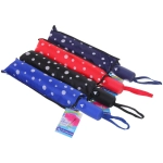 Зонт женский полуавтомат «Капли дождя», микс 6 цветов, 8 спиц, d-100см, длина в слож. виде 30см