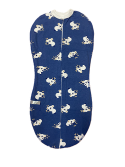 Пеленка-кокон на молнии из интерлока (100% хлопок) размер 2 на рост 62-68 см