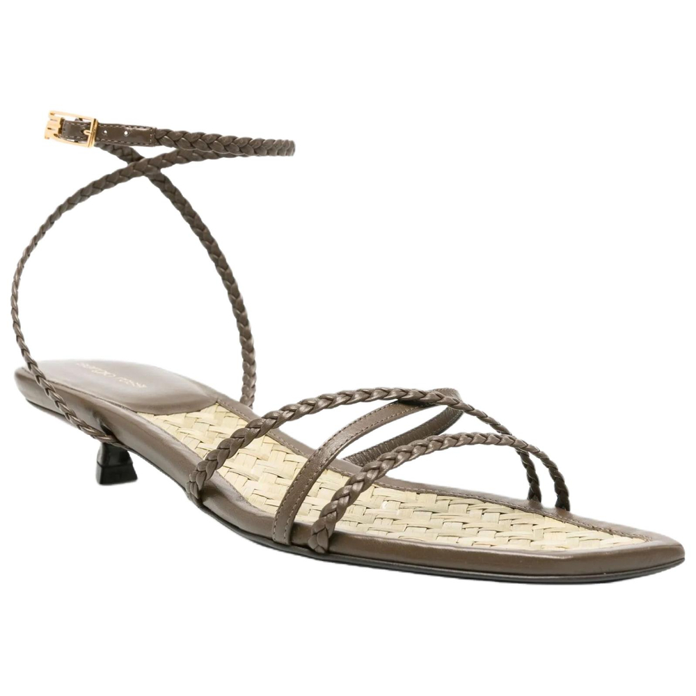 SERGIO ROSSI One Strap Sandals Women"s Brown