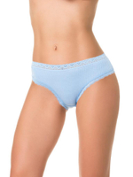 Трусики-слипы из деликатного хлопкового полотна (Размер: M) (Цвет: черный)