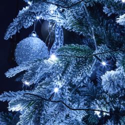 ULD-S0500-050-DGA WHITE IP20 Гирлянда светодиодная. 5м. 50 светодиодов. Белый свет. Провод зеленый. ТМ Uniel