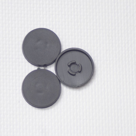 Круглая ровная база 20 мм — 10 шт.