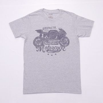 Футболка Brooklyn Sportbike Specialist Motorcycle, серая