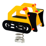 Качалка на пружине Construction machines Бульдозер для детской площадки