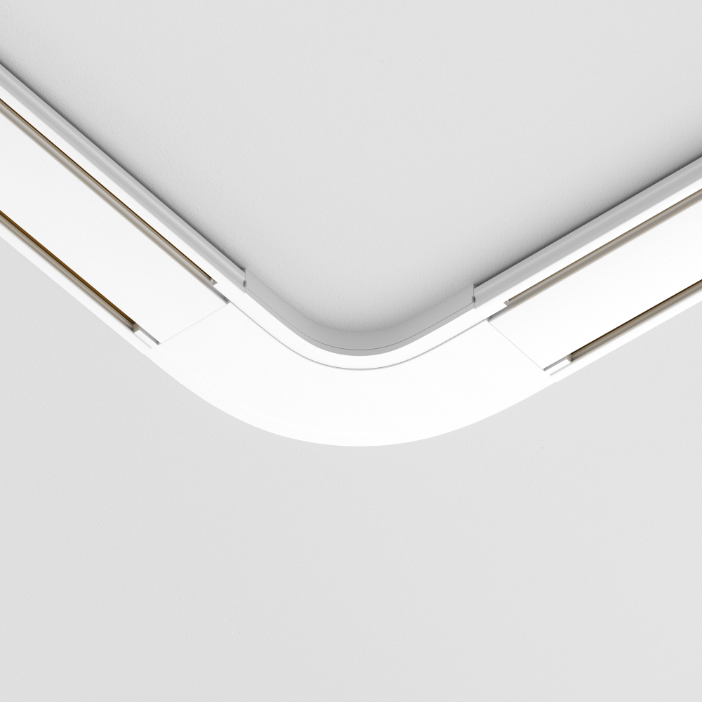 Коннектор питания полукруглый для магнитного шинопровода Maytoni Radity TRA084CR-11W