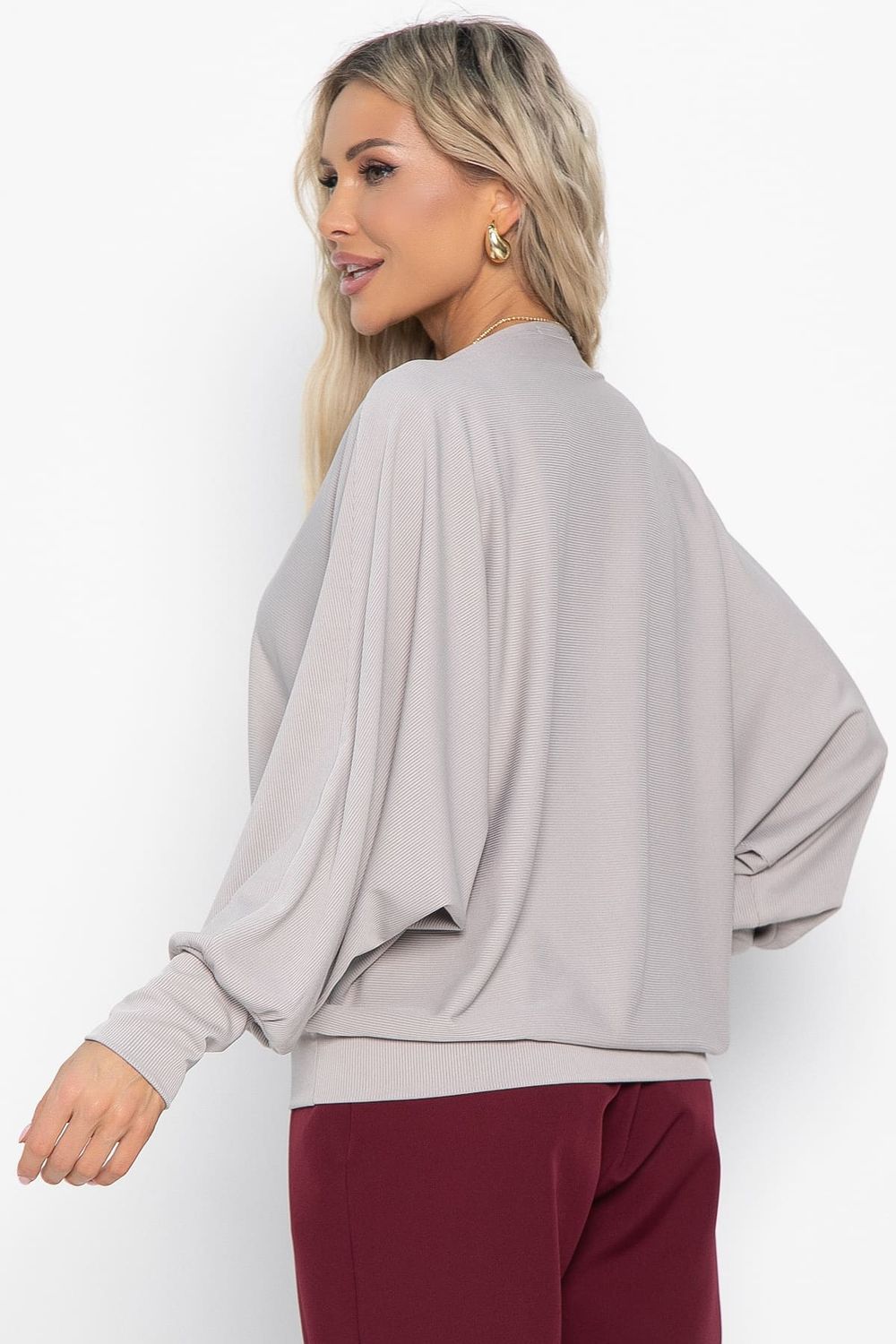 Блуза Муза (серо-бежевая) Б15043-5М LT Collection