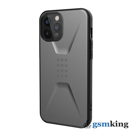 UAG Civilian Series Case for Apple iPhone 12 Pro Max Silver (Серебристый)11236D113333