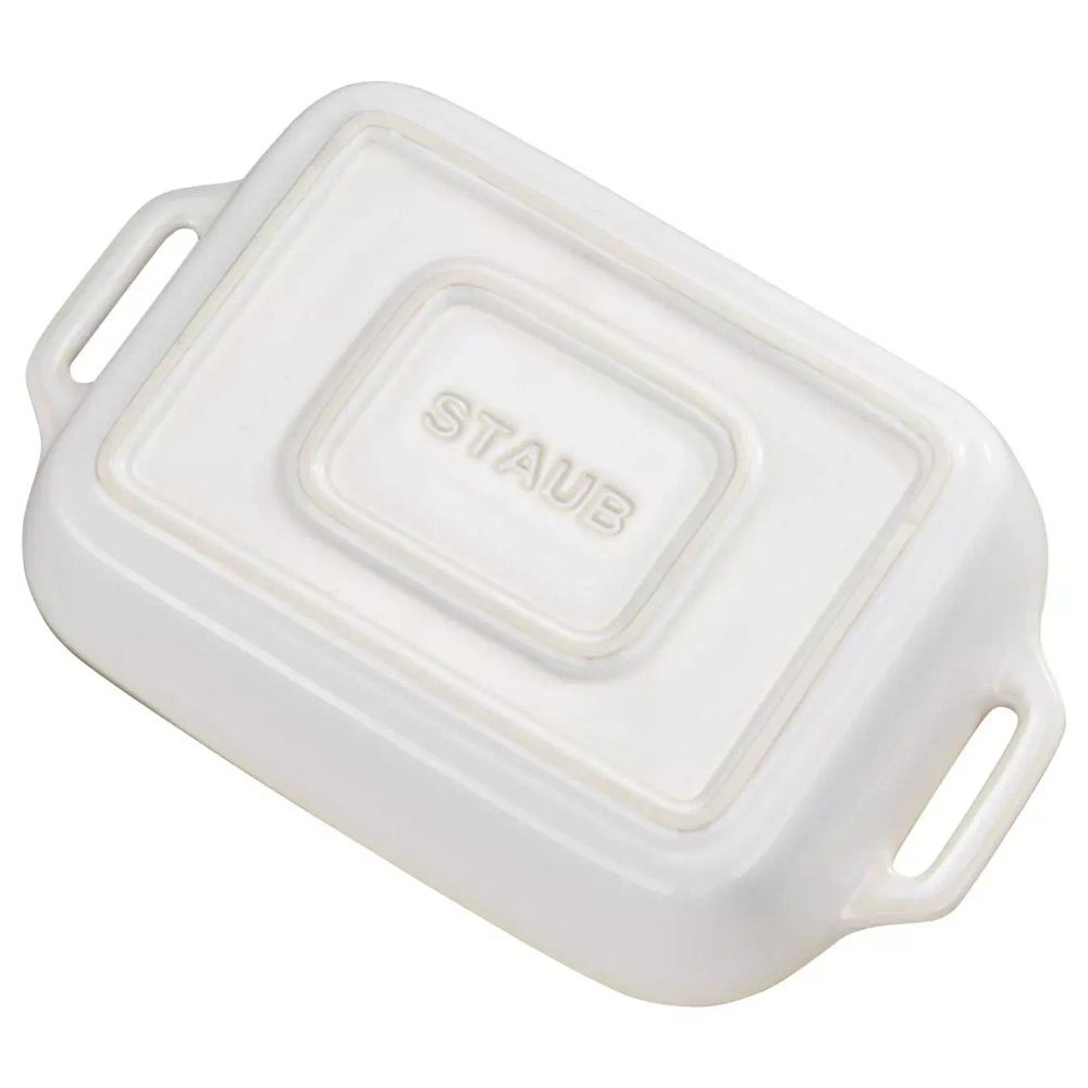 STAUB - Блюдо варочное керамическое 4,5л белое / артикул   40511-151-0  / GTIN 4009839317187