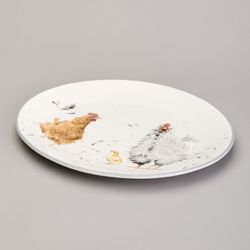 БЛЮДО ОВАЛЬНОЕ LEFARD "FUNNY HENS" 31,5*25,5*3 СМ (КОР=12ШТ.)